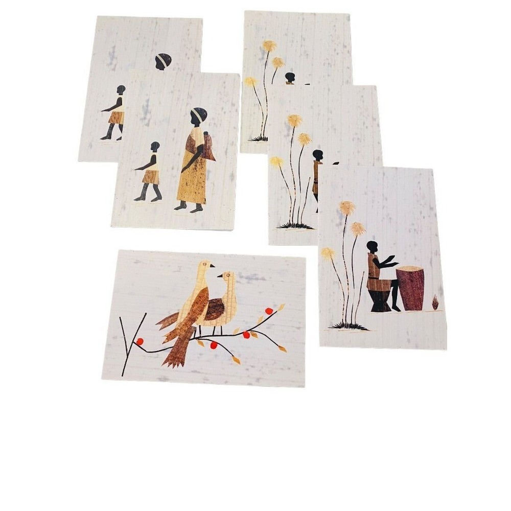 12 New Blank Inside Notecard and Envelope 6" x4" 2 Different Patterns