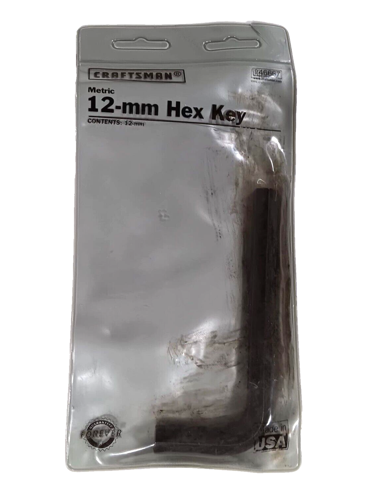Craftsman USA 12MM Hex Key 9-46667