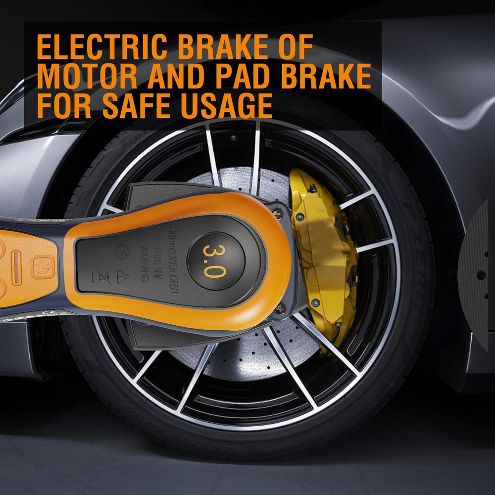 Mouse Sander, 350W Sander Tool with Advanced Dust Collection System, Low Vibr...