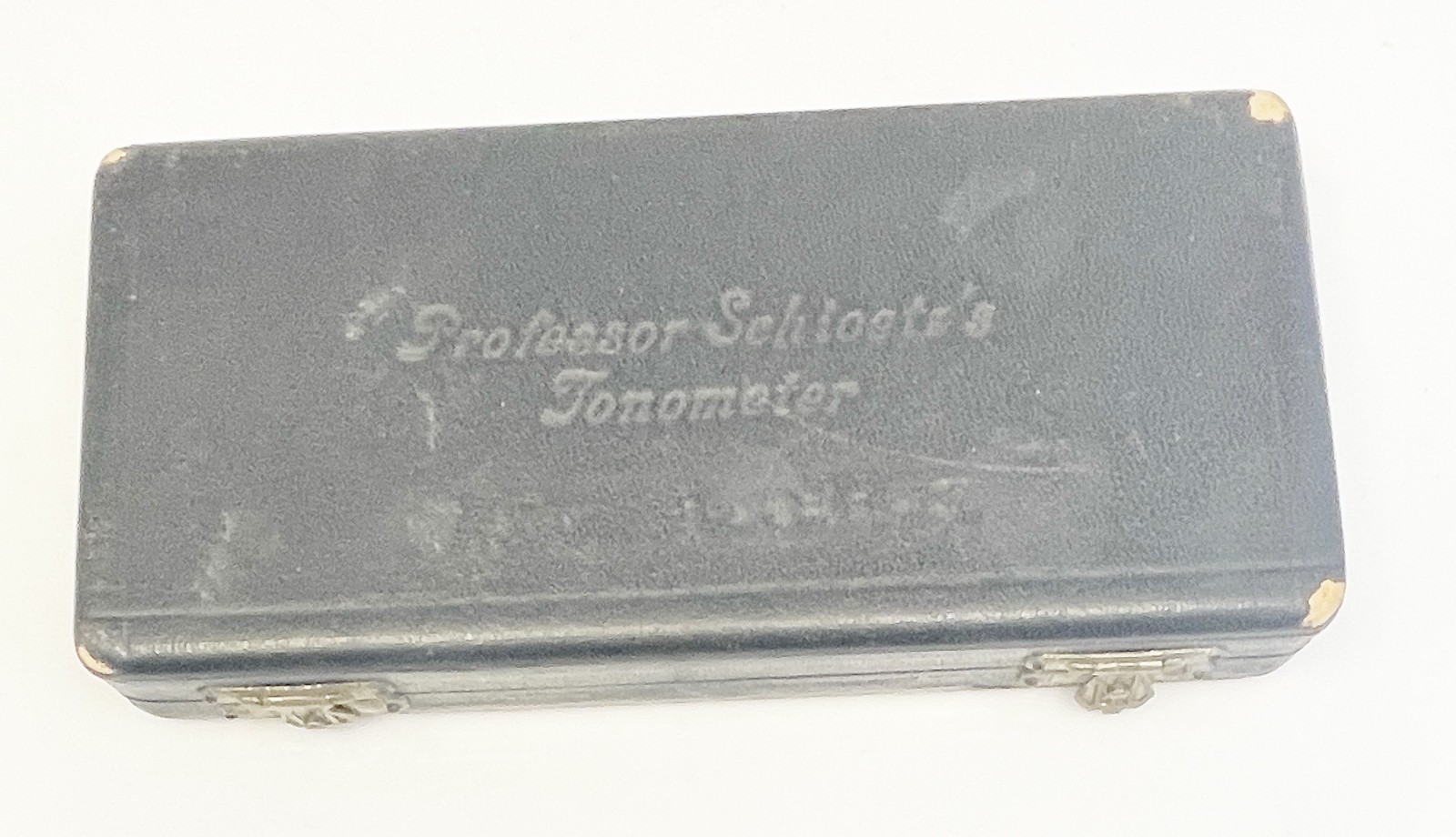 Antique Professor Schiotz Tonometer Traoular Pressure Optometrist Tool w/ Case