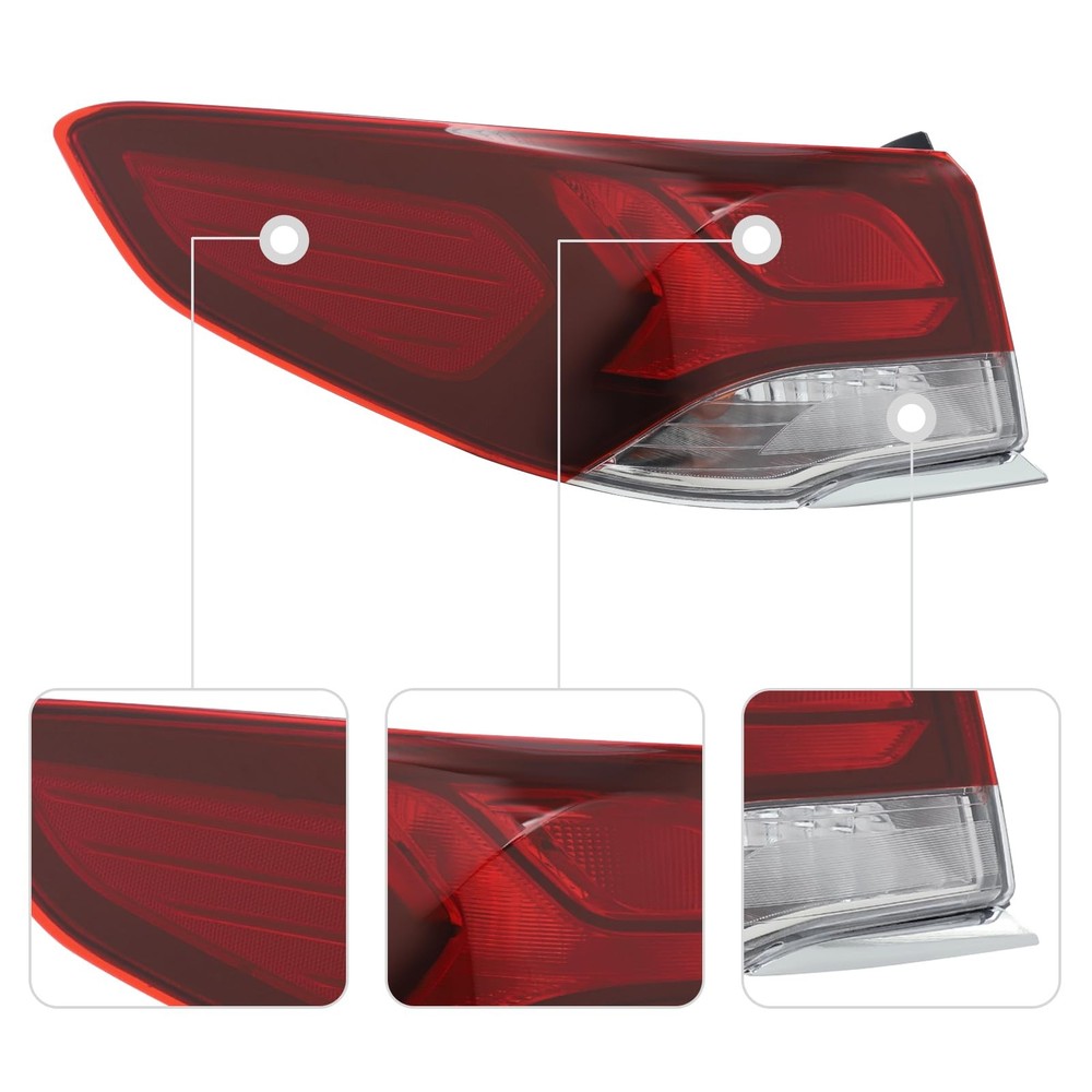Tail Light Assembly for 2018-2019 Sonata Halogen Left Driver 92401C2500