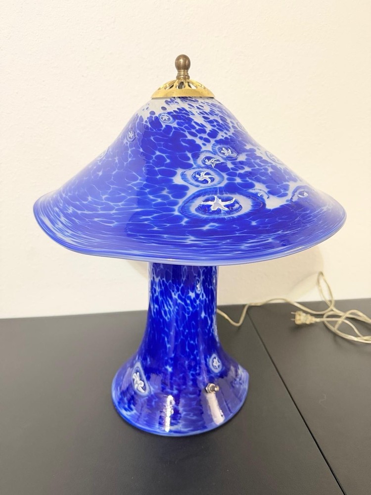 Nicholson table lamp blown glass