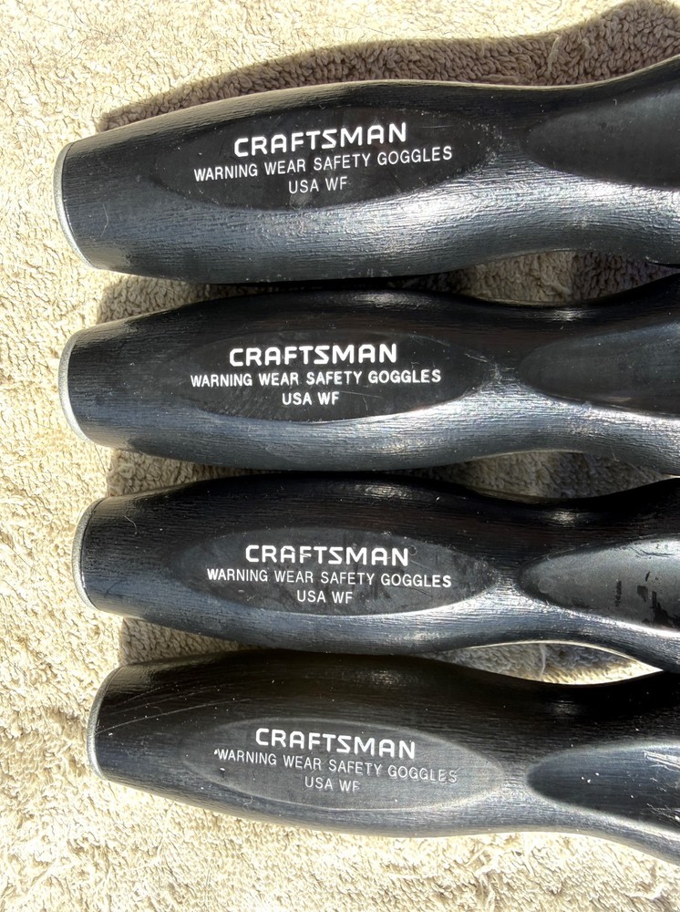 4 PC CRAFTSMAN CHISEL SET (WF) NO. 9-36859 - AS PICTURED