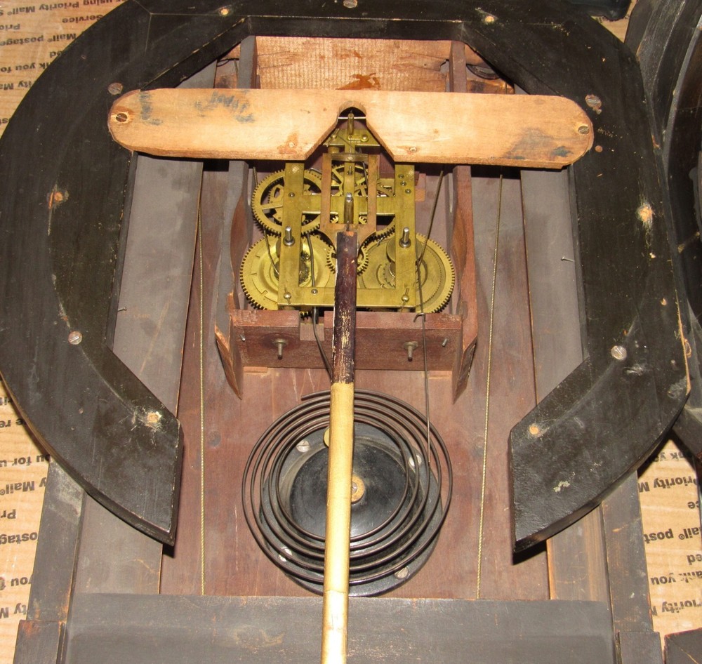 Antique Seth Thomas "Regulator No. 1 Extra" Weights Driven Regulator Wall Clock