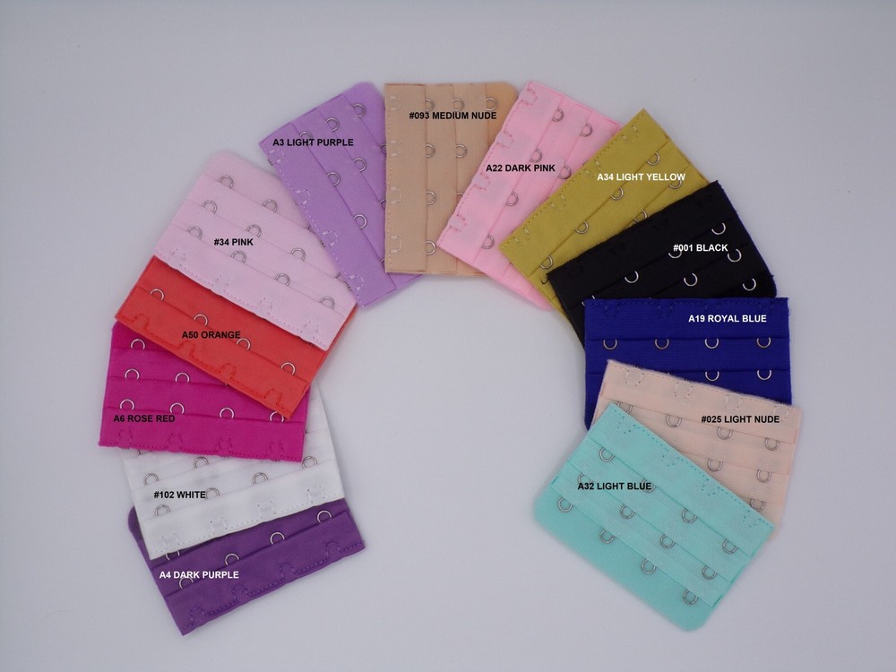 BRA EXTENDER Sally’s ® - 4 HOOKS 3 POSITIONS - 2 PIECE PACK