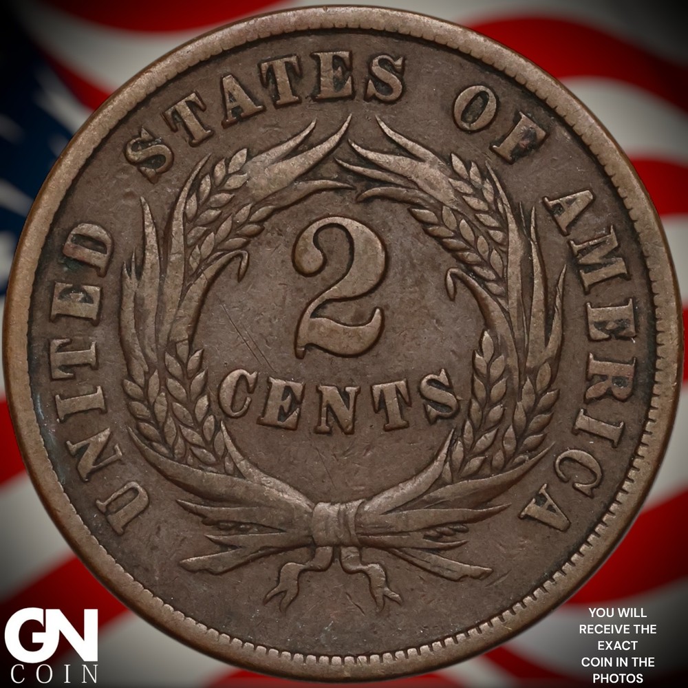 1865 2 Cent Piece B1399