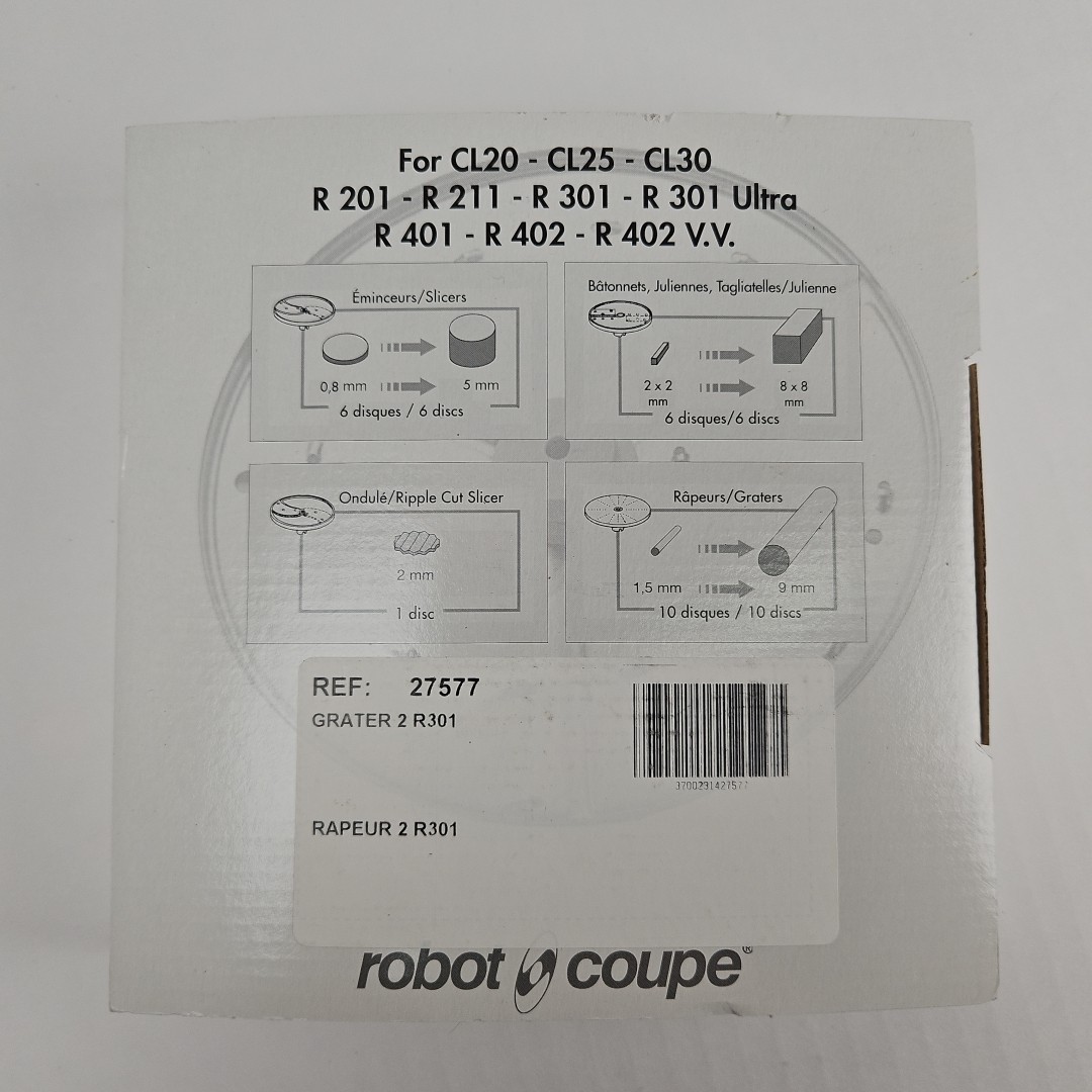 Robot Coupe 27577 Cheese Grater Disc Wheel Blade RG2 - BRAND NEW
