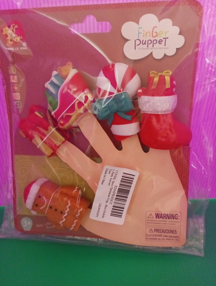 Finger Puppet - 12 Piece Assortment 2'' Christmas