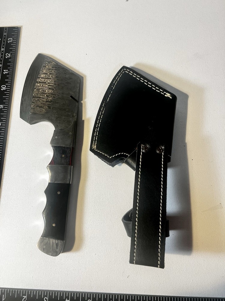 Damascus Hatchet- Full Tang Tomahawk