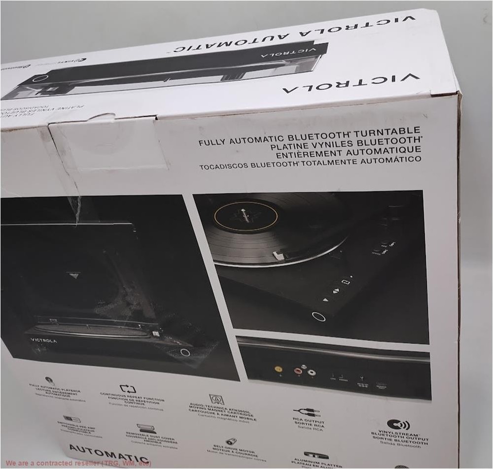Victrola Automatic Turntable: Bluetooth Belt Drive with RCA Connection
