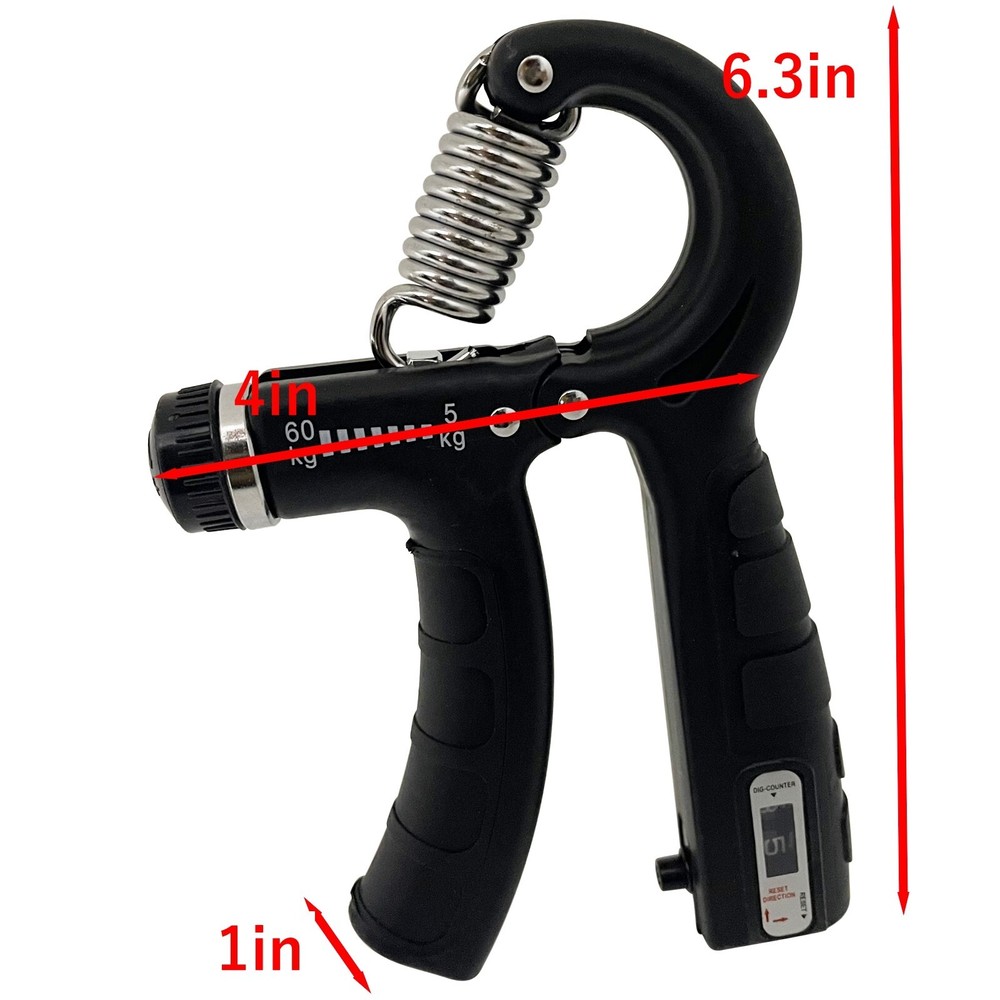 Counting Grip Strength Expander Grip Wrist Training Exerciser 5-60 KG
