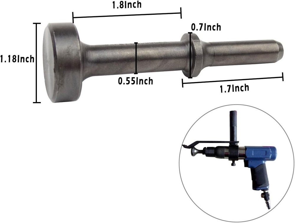 Comprehensive Air Hammer Chisel Set - 9 Tools for Masonry and Concrete Tasks