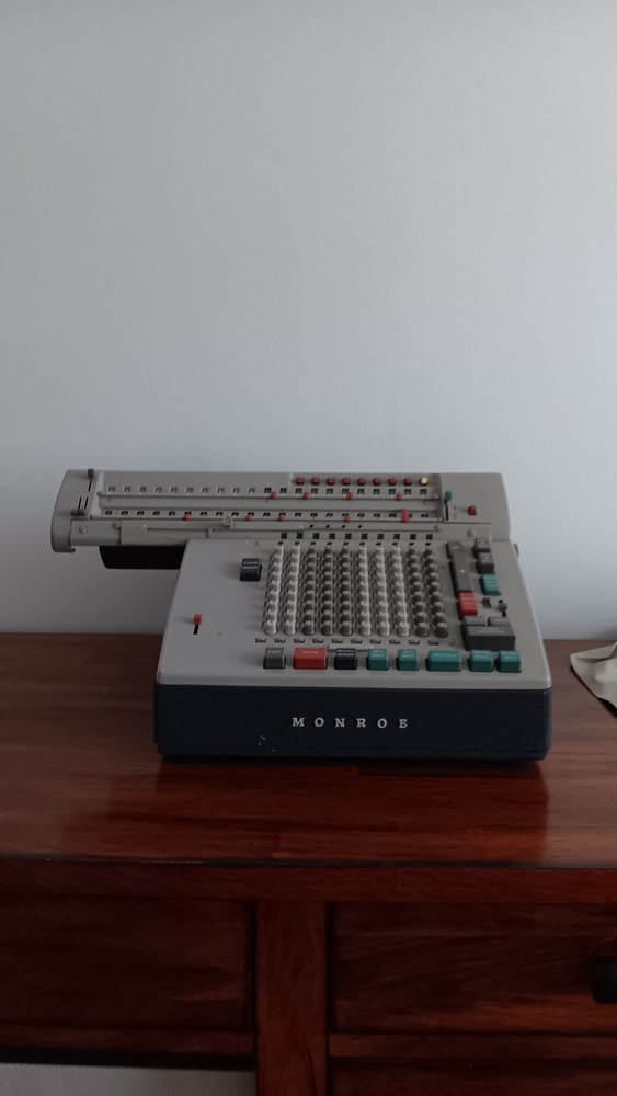Vintage Vtg Old Monroe Calculating Adding Machine 1940s/1950s Untested