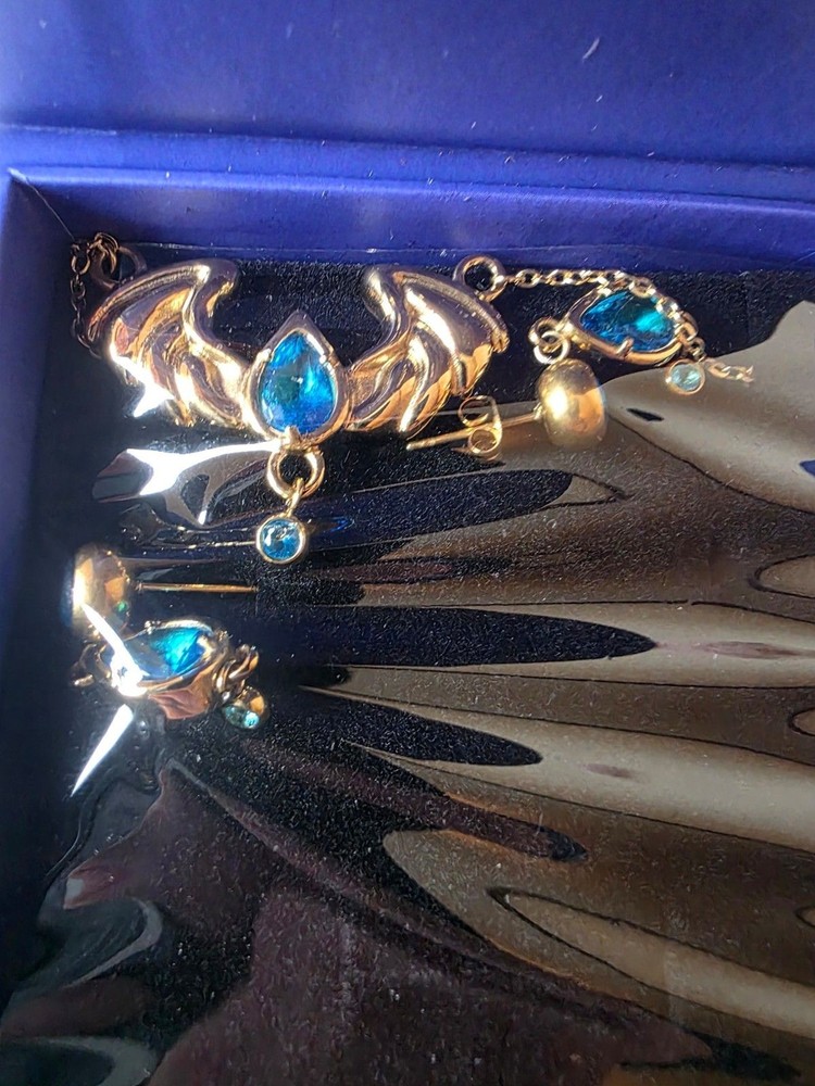 Aphmau Phoenix drop high Necklace & Earring Set
