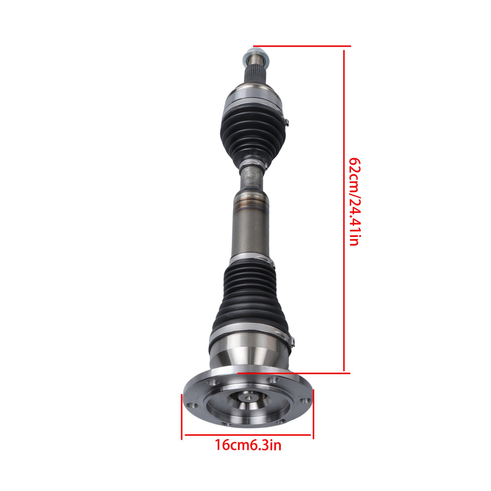 2× Extended Travel CV Axle Assembly Front For Chevy Silverado 1500 GMC Cadillac