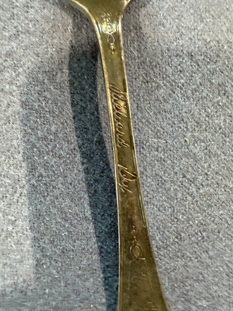 Oneida Silent Movie Star Signature 6" Tea Spoons Par Plate 1920s Era LOT of 7