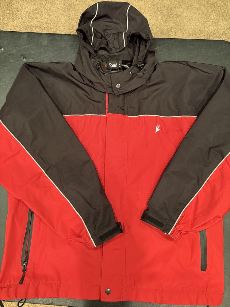 Frog Toggs Highway Toadz Motorcycle Reflective Rain Jacket Black