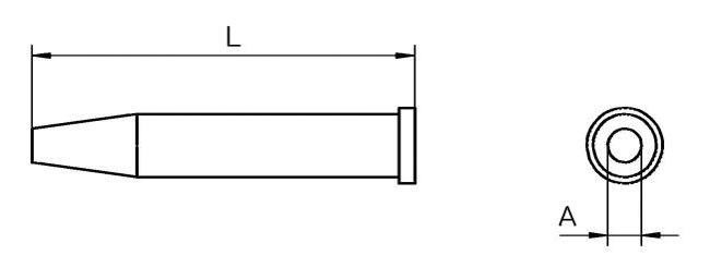 WELLER - Pointe de fer à souder 3.2mm
