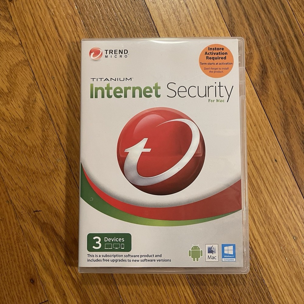 Trend Micro Titanium Internet Security 3 Devices Apple Windows Android