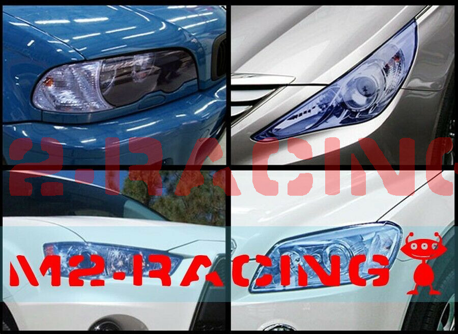 13 Colors Premium Glossy Headlight Taillight Fog Light Vinyl Sticker Tint Film