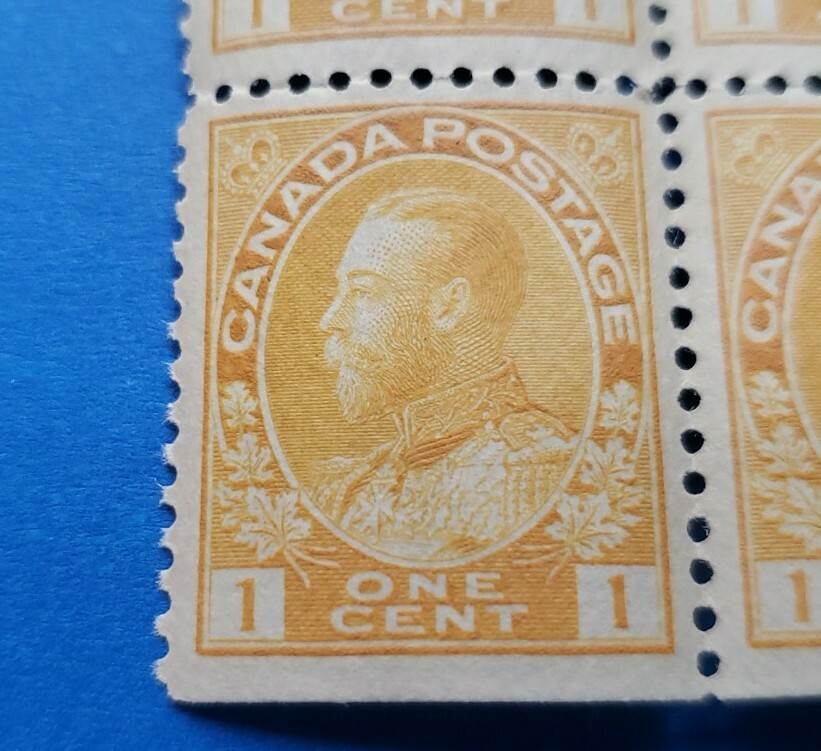 Canada Stamps, Scott 105 MNH Block