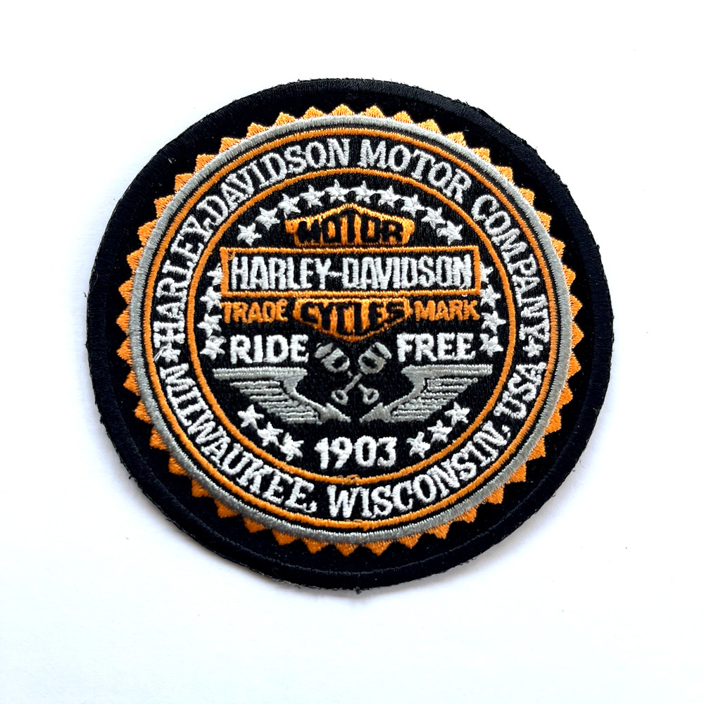 HARLEY DAVIDSON 'RIDE FREE' ROUND PATCH
