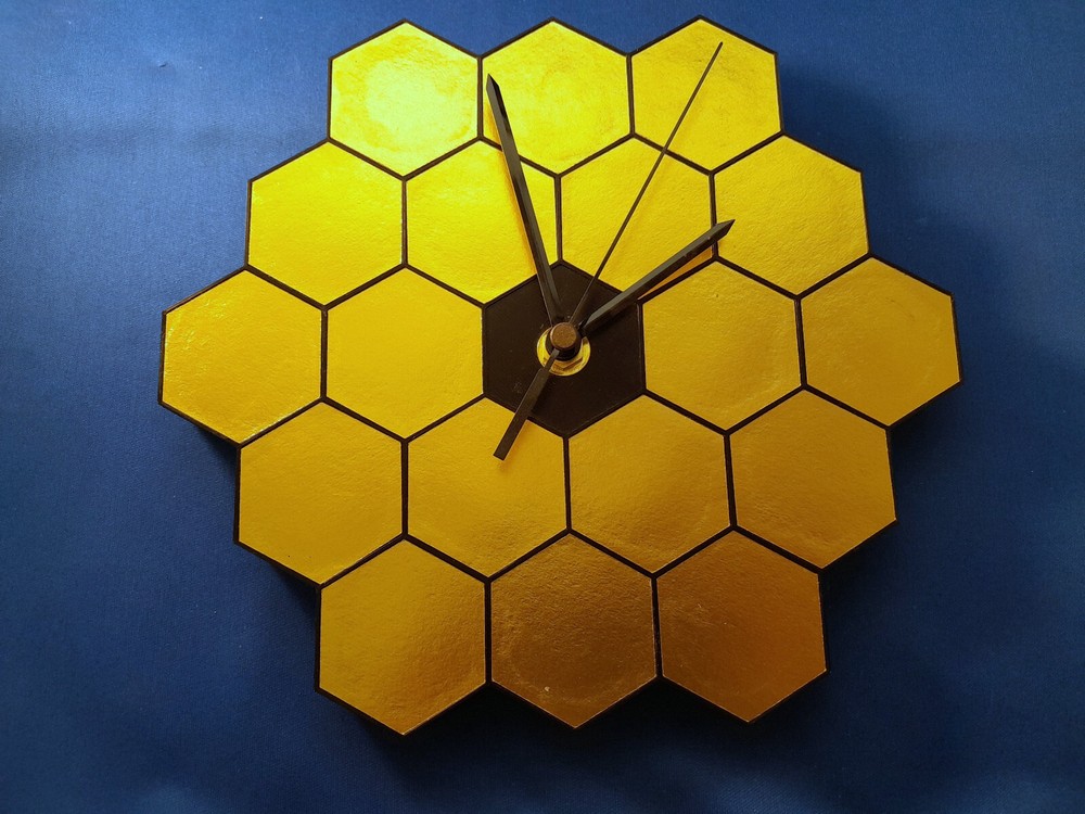 James Webb Space Telescope Wall Clock