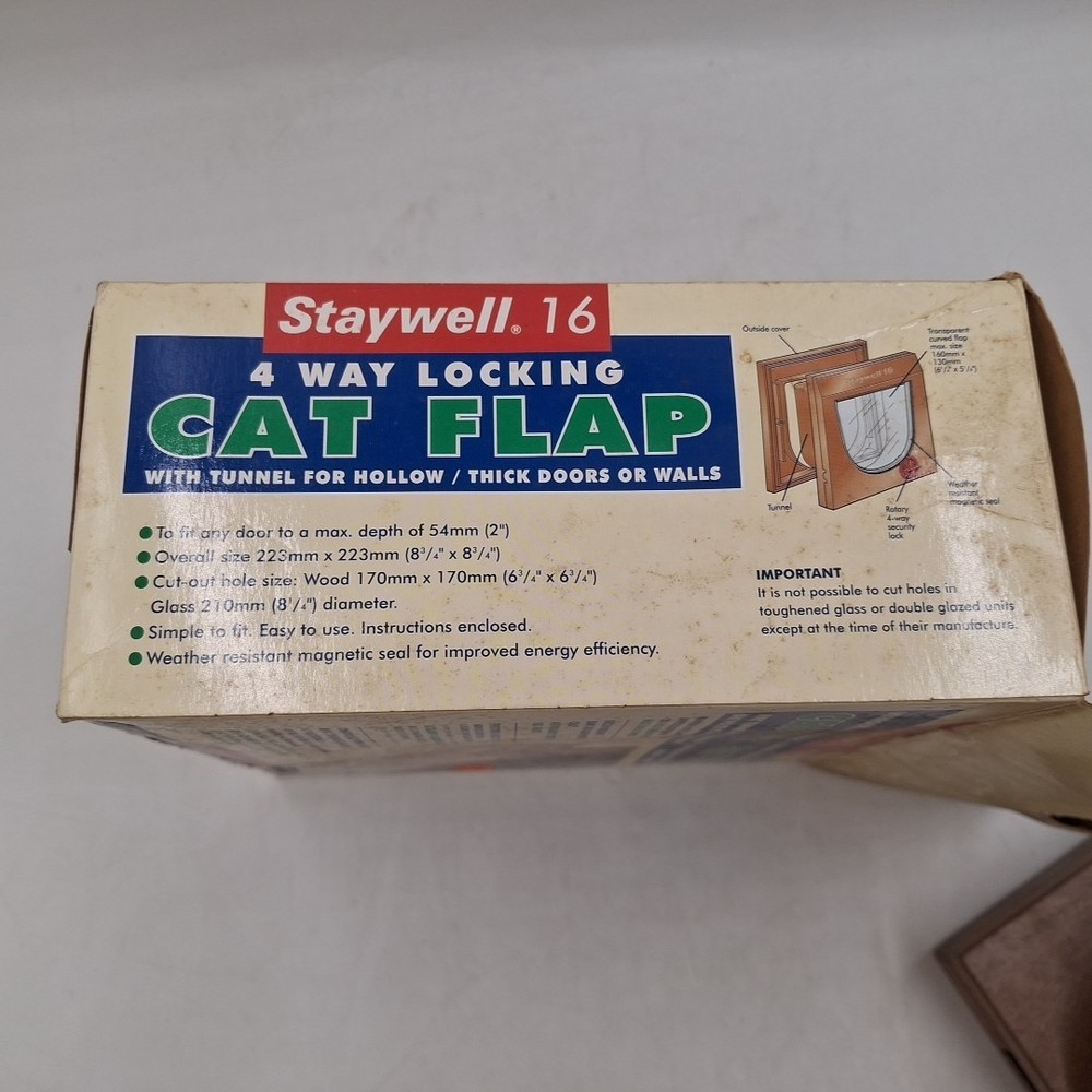 Staywell 16 4 Way Locking Cat Flap