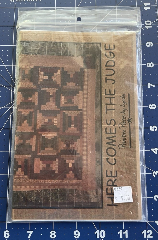 HERE COMES THE JUDGE Quilt Pattern Pieced Wall Patchwork Quilt 58”x70.5”