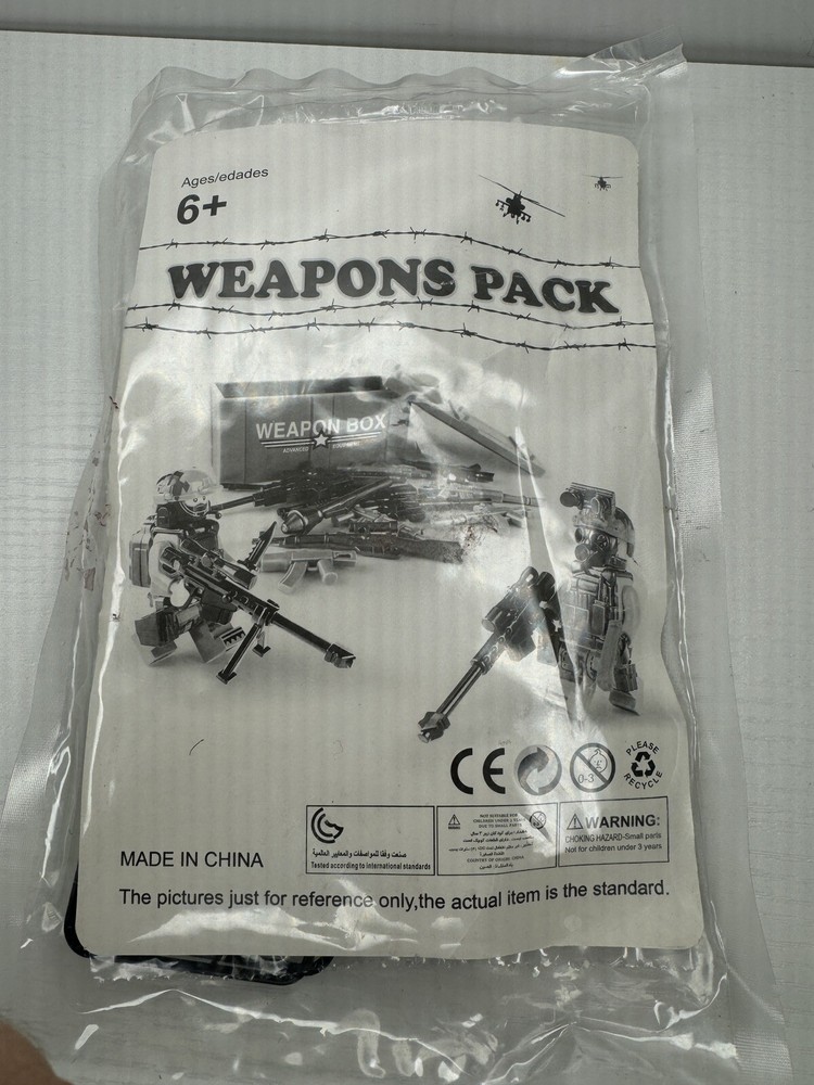 Minifigures And Weapons Pack