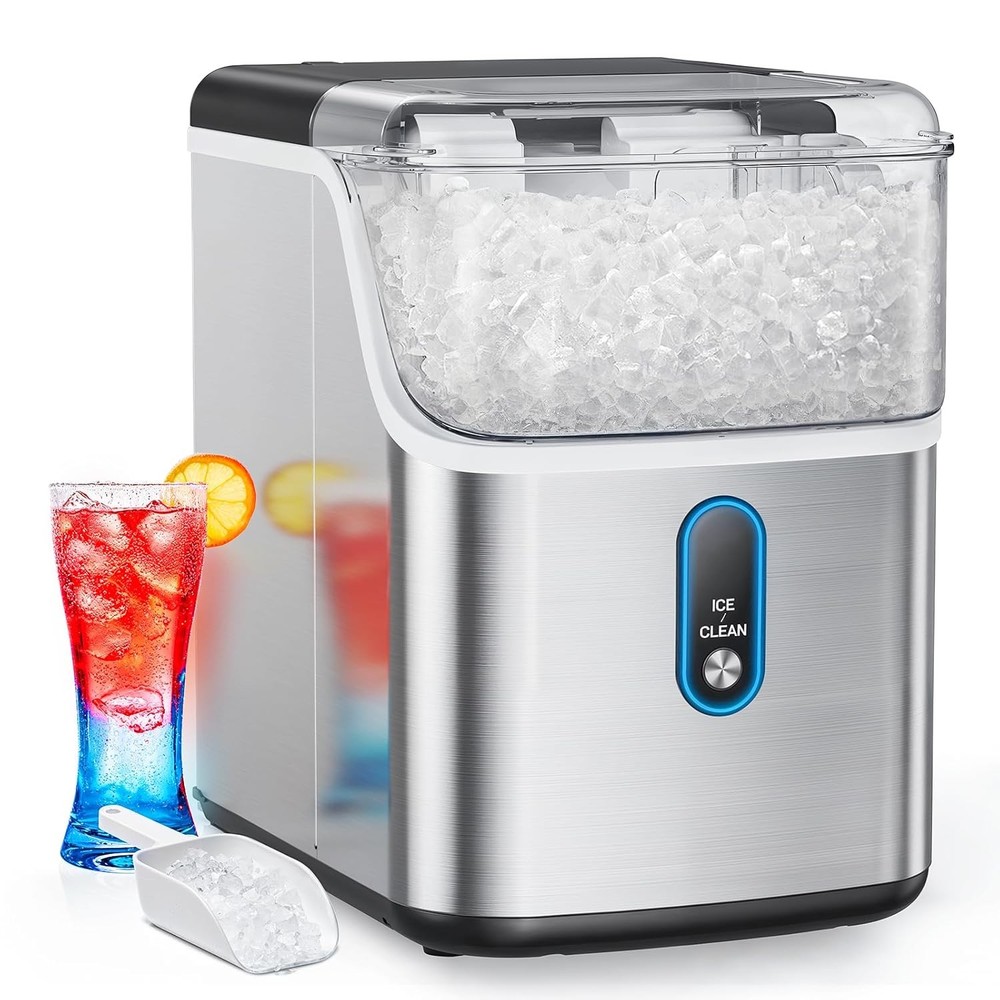 Pebble Ice Maker Countertop 33lb Day Machine