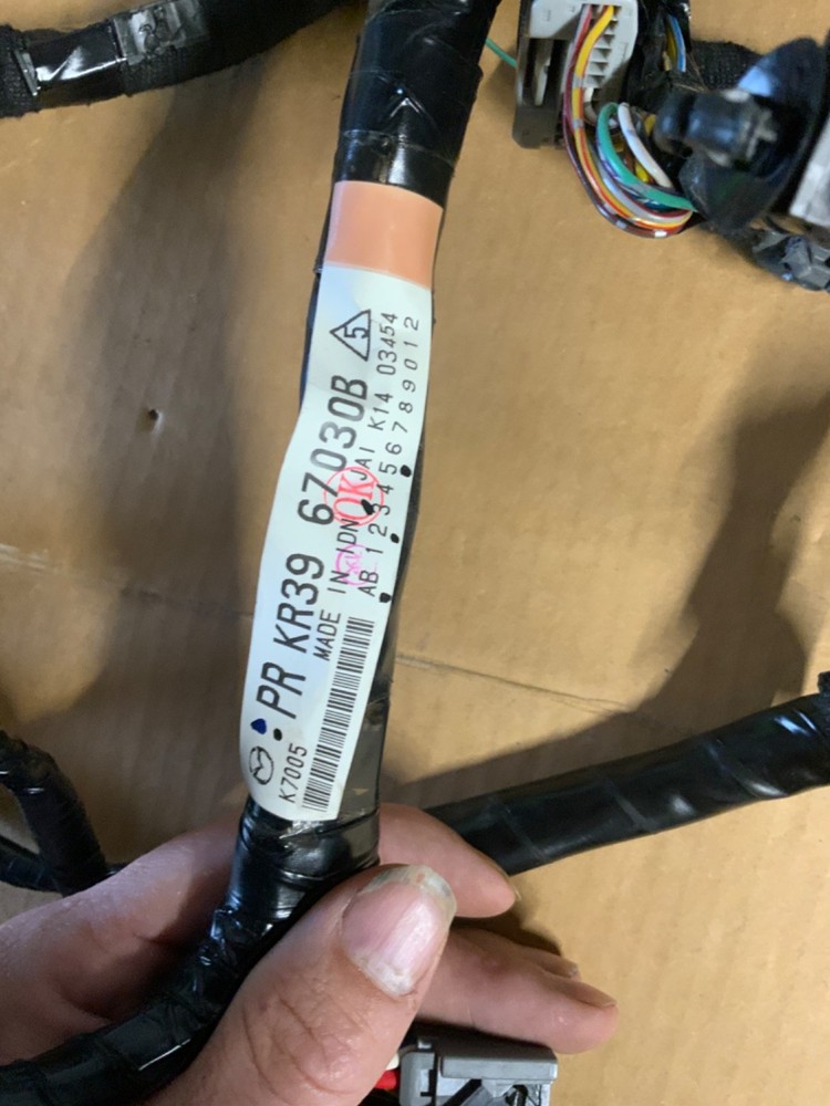 2015 MAZDA CX-5 DASHBOARD WIRE HARNESS OEM