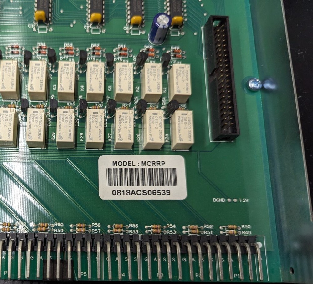 Bogen MCRRP MC-RRP Rack Mount Relay Panel Multicom 2000 Panel Card