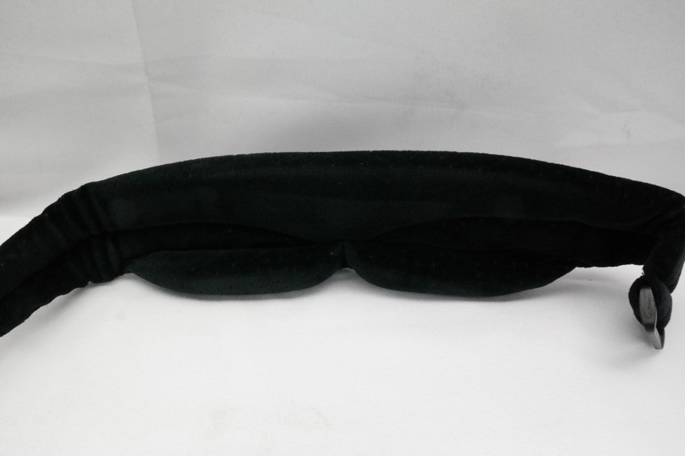 Sleep Mask with Memory Foam Eye Pockets Black TF