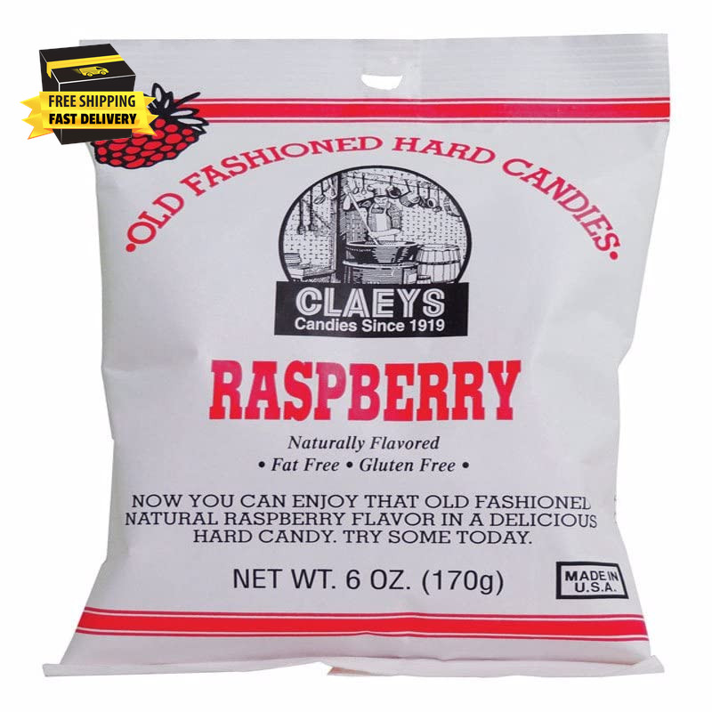 Old Fashioned Raspberry Hard Candy 6 Oz. ⭐️⭐️⭐️⭐️⭐️