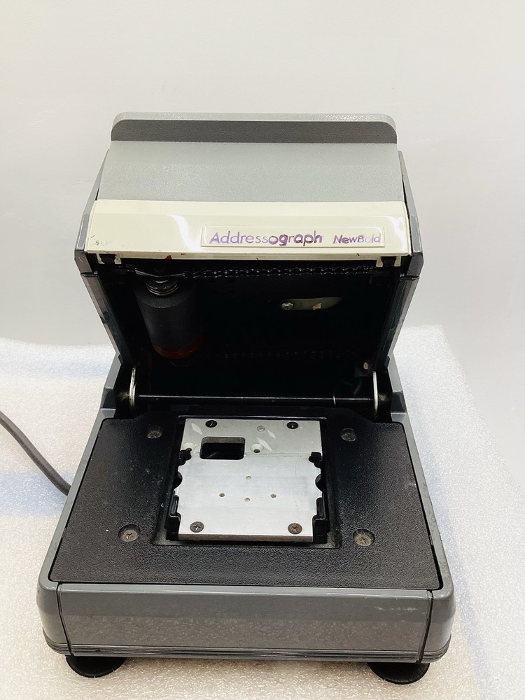 ADDRESSOGRAPH NEWBOLD Model 2000 ELECTRIC CARD IMPRINTER