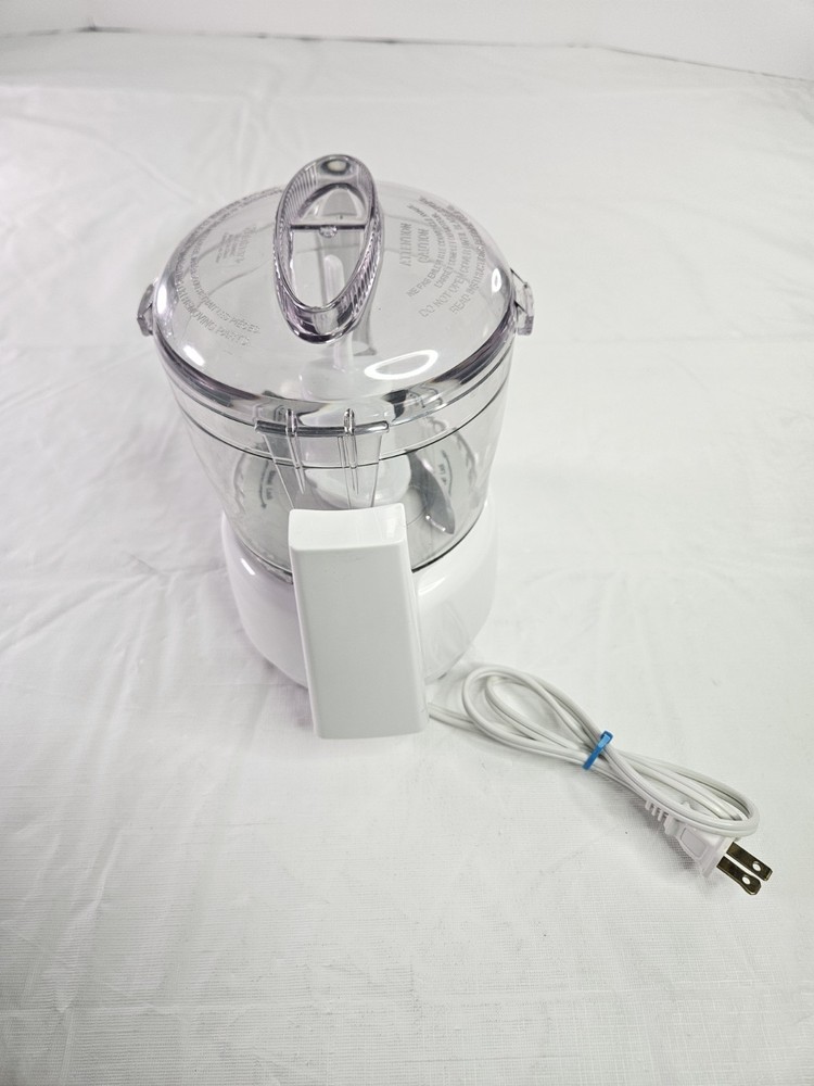Cuisinart Mini-Prep Plus Food Processor 3 Cup White Tested Sanitized Model DLC2A
