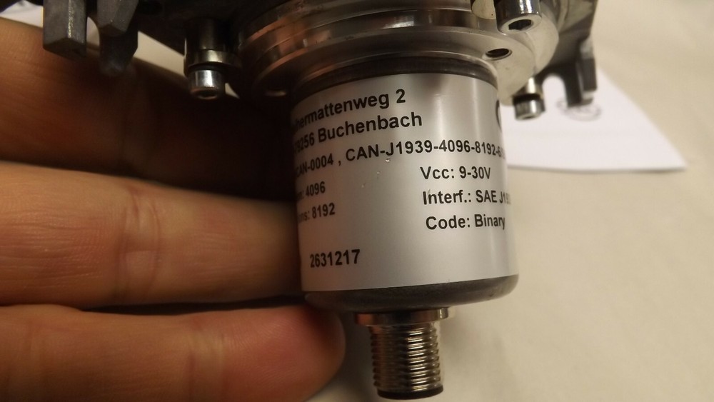 SIKO Wire-actuated encoder SG31 3000 mm & Absolute encoder WV36M/CAN