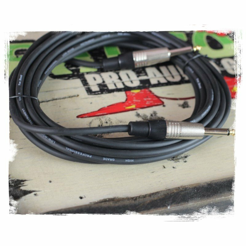 Guitar Cord Instrument Cable - 20FT PACK Electric Wire Bass Music Straight Jack