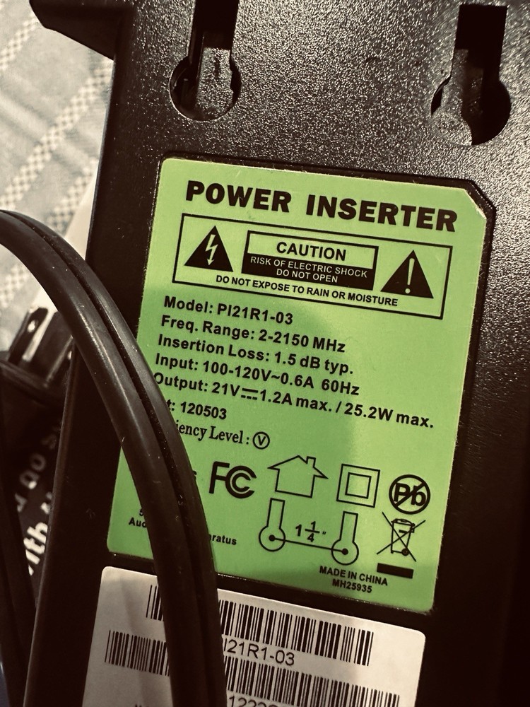 Two tv receivers Three Remote One Connected Adapter One Power Inserted