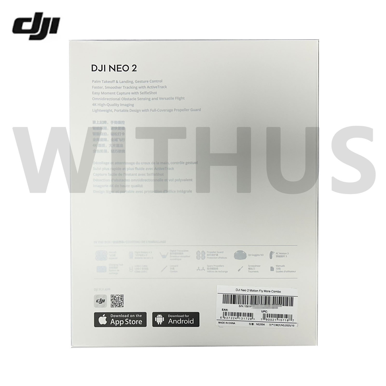 DJI Neo 2 Motion Fly More Combo (3 Battery) Camera Drone / No Tariffs In US=