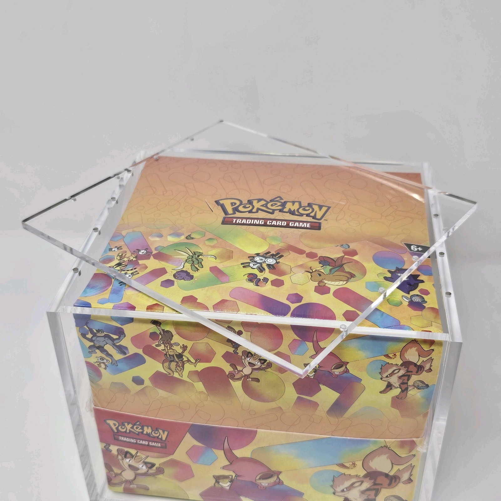 Pokemon 151 Mini Tin Display Acrylic Case With Magnetic Lid 10 Mini Tin Displays