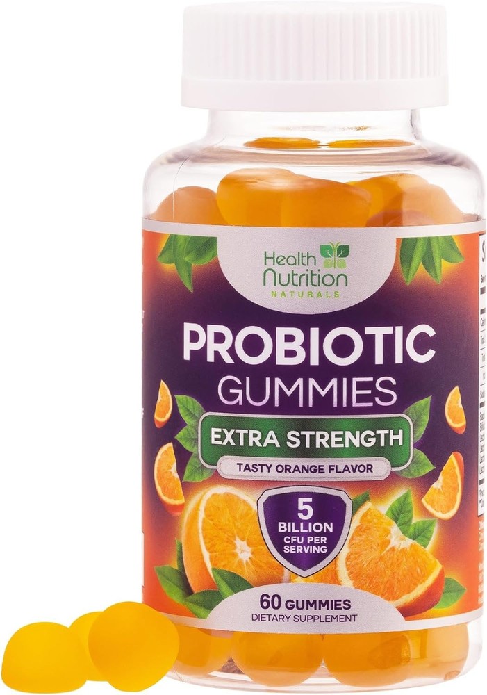 Probiotic Gummies - Advanced Multi-Strain Probiotic Formula - Gut &