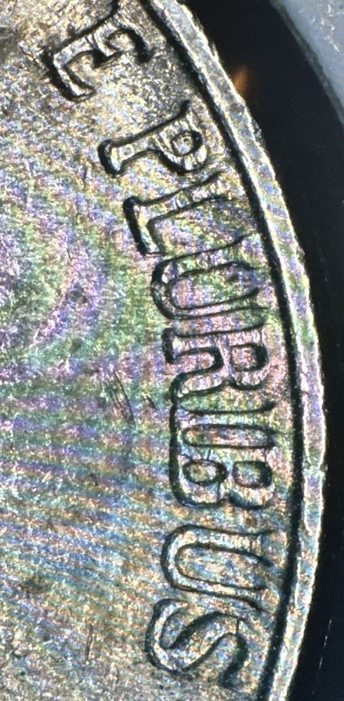 1991 P Jefferson Nickel Grease Error