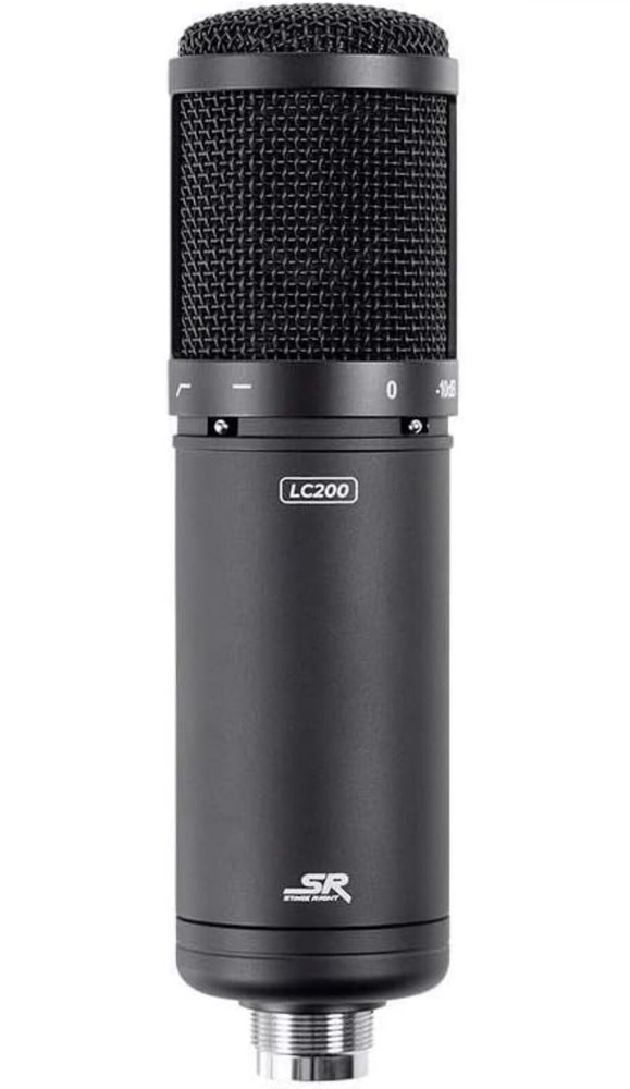 Monoprice Large Studio Condenser Microphone Mult-Pattern With 34mm Capsule.