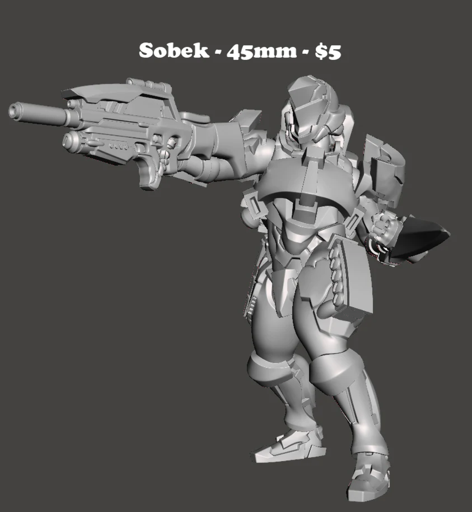 Whisper Mecha /Mech - Sobek - One Piece Model