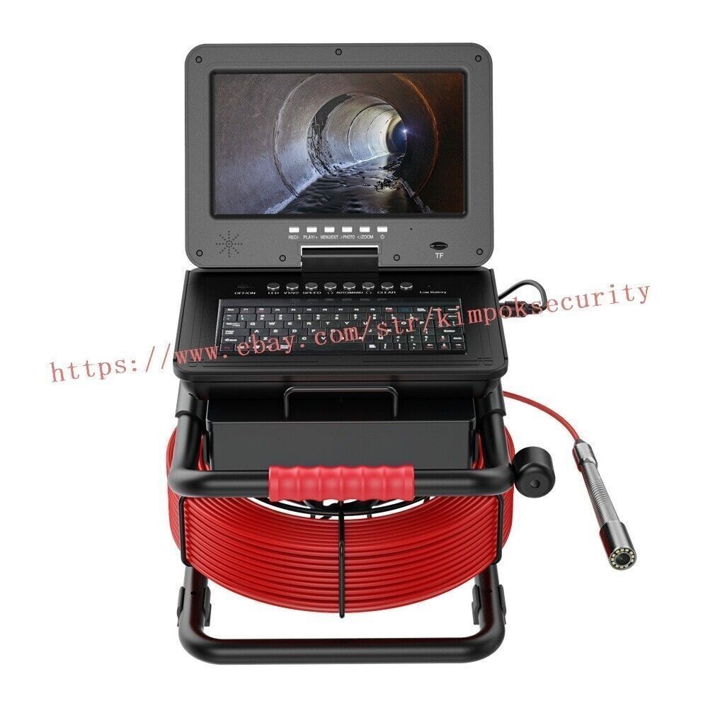 Sewer Pipe Inspection Camera Self-Leveling 512HZ Locator Borescope Camera DVR