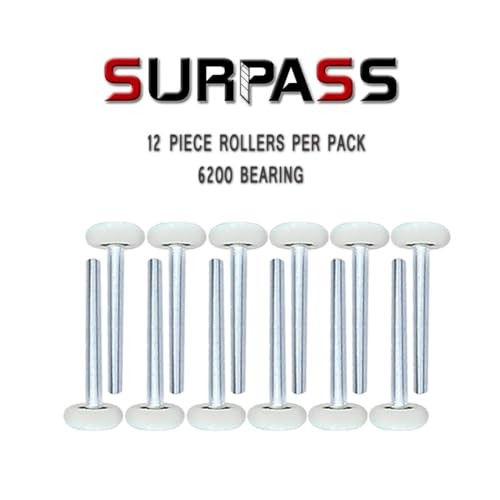 Surpass Garage Door Hardware Kit Roller/Hinge/Top Bracket/Wire Rope (for 8'