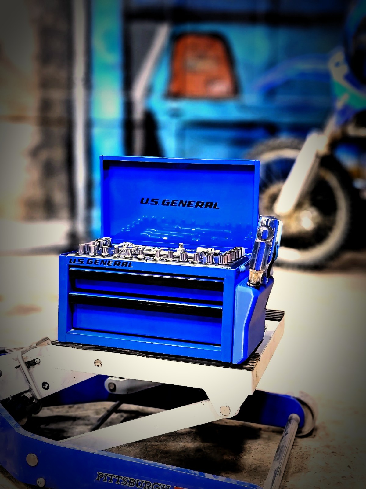 Mini Toolbox Sideloaded Screwdriver Holder/Attachment | US General Upgrade!