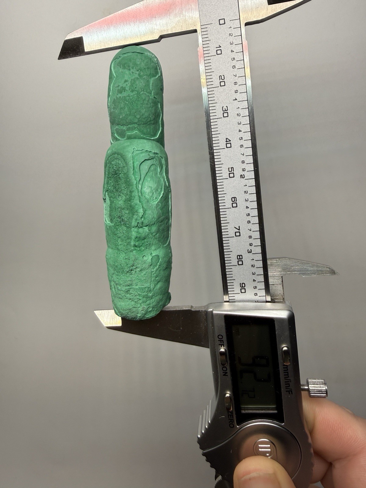3.7” Druzy Malachite Stalactite — Botryoidal “Cave” Formation | DR Congo